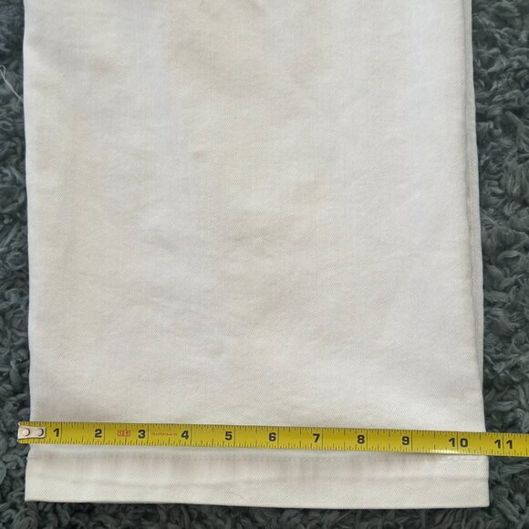 J. Crew Mercantile Wide Leg Crop Jeans Pants White Size 32 / 14 - Picture 6 of 11